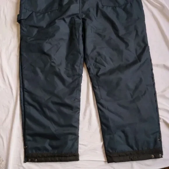 Walls Work Wear Insulated Bib Overalls Blue Quilted Lined Work Pants Mens 2XL - Picture 12 of 12